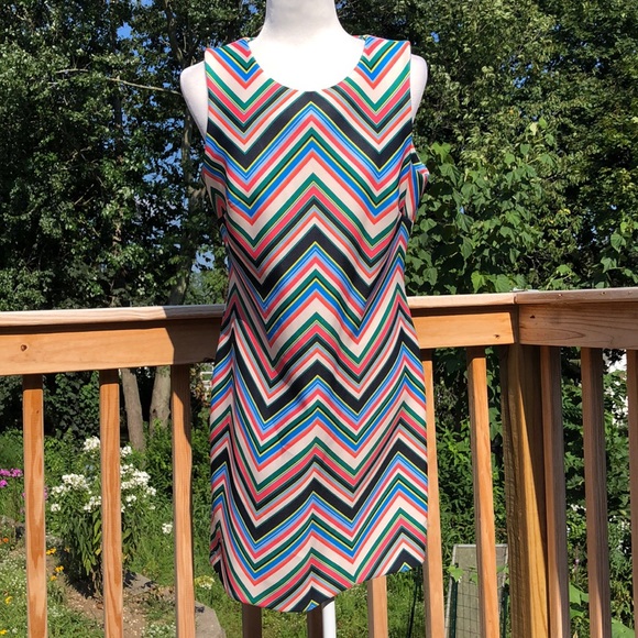 Taylor multicolor zigzag dress - Picture 1 of 7